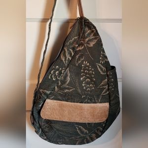 Vintage 90s L.L.Bean Ameribag Sling Bag, Green